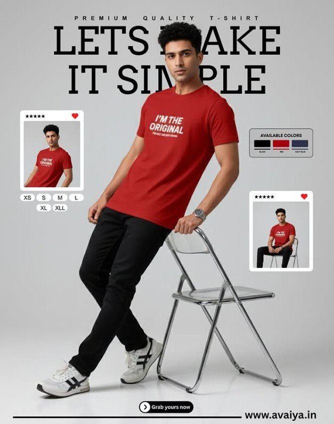 Avaiya clothing brand promotional design