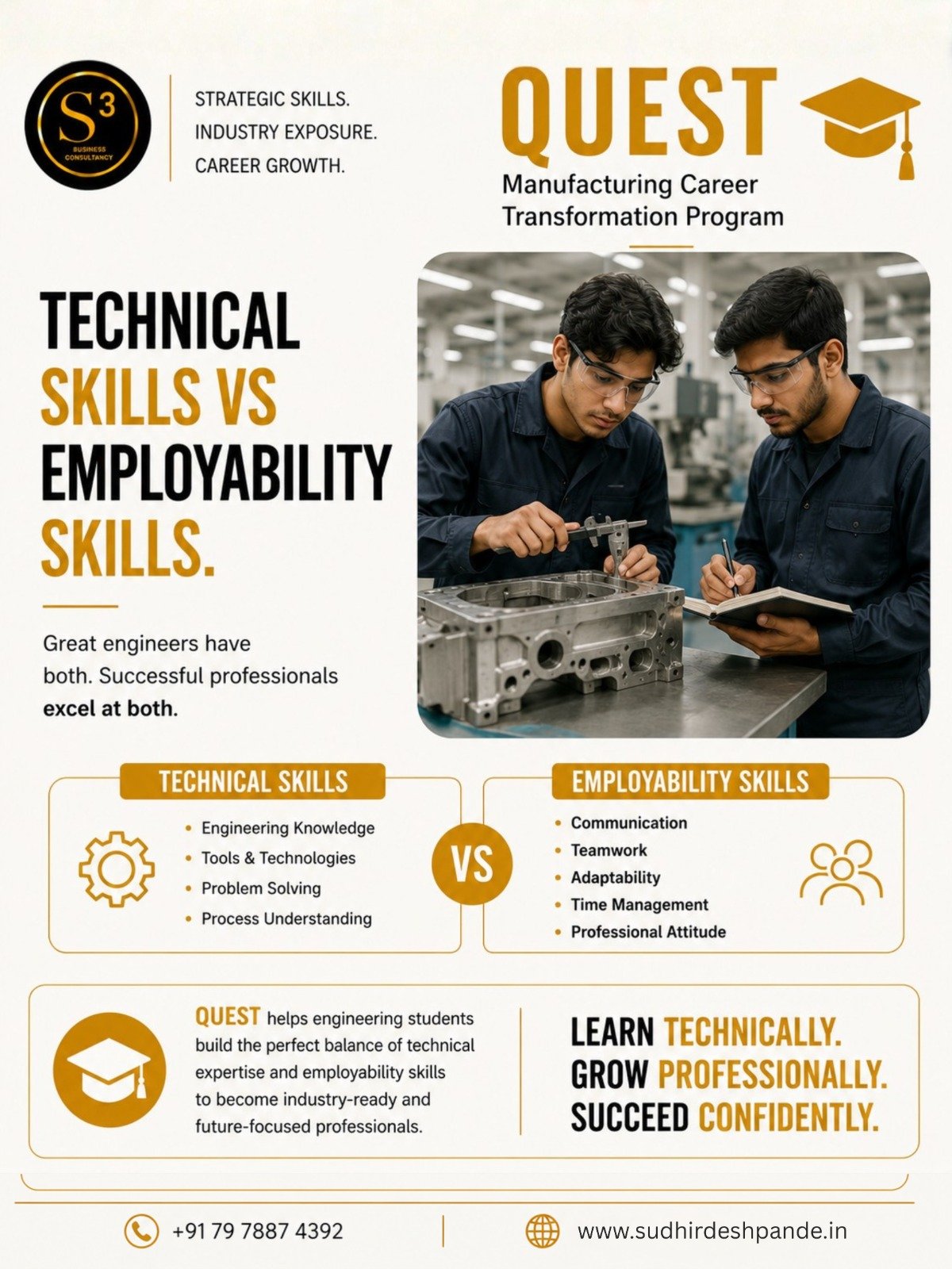 S3 Business Consultancy QUEST program 'Technical vs Employability Skills' design