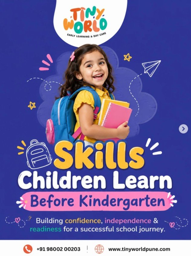 Tiny World 'Skills Children Learn Before Kindergarten' design