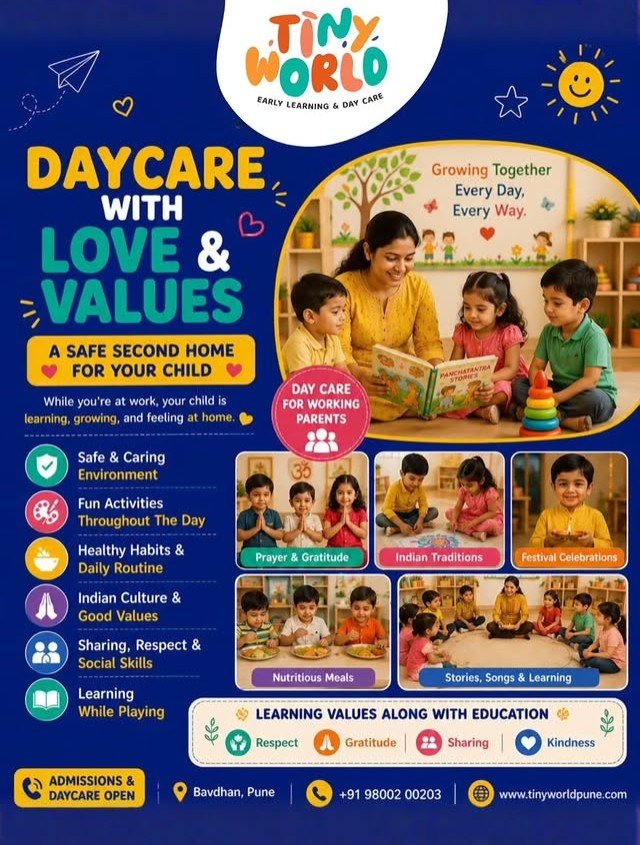 Tiny World 'Daycare with Love and Values' design